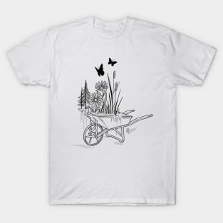 Garden Wheel Barrel T-Shirt